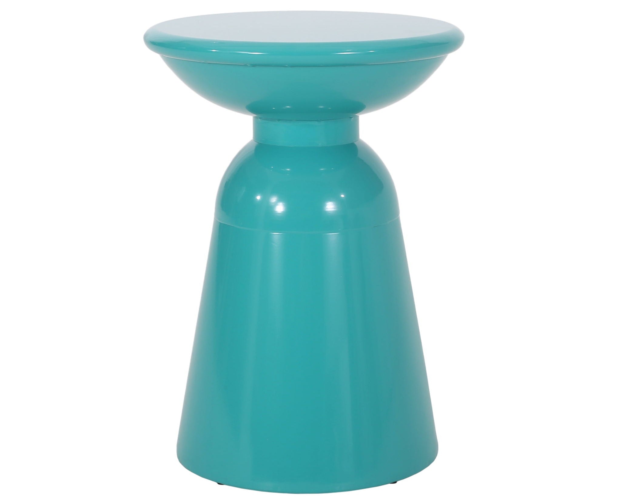 Outdoor Modern Metal End Large Table