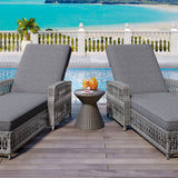 Go 2 Pieces Long Reclining Chaise Set