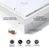 Penguin Spree in Rodeo - Displayed in a shadowbox