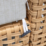 K&K 7-Piece Wicker Patio Furniture Set
