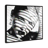 Solid Stare - Framed Acrylic Art