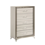 Star - 5 Pieces Bedroom Set Modern Design With LED