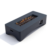 56" Propane Fire Pit Table, Rectangular Outdoor Gas Fire Pit