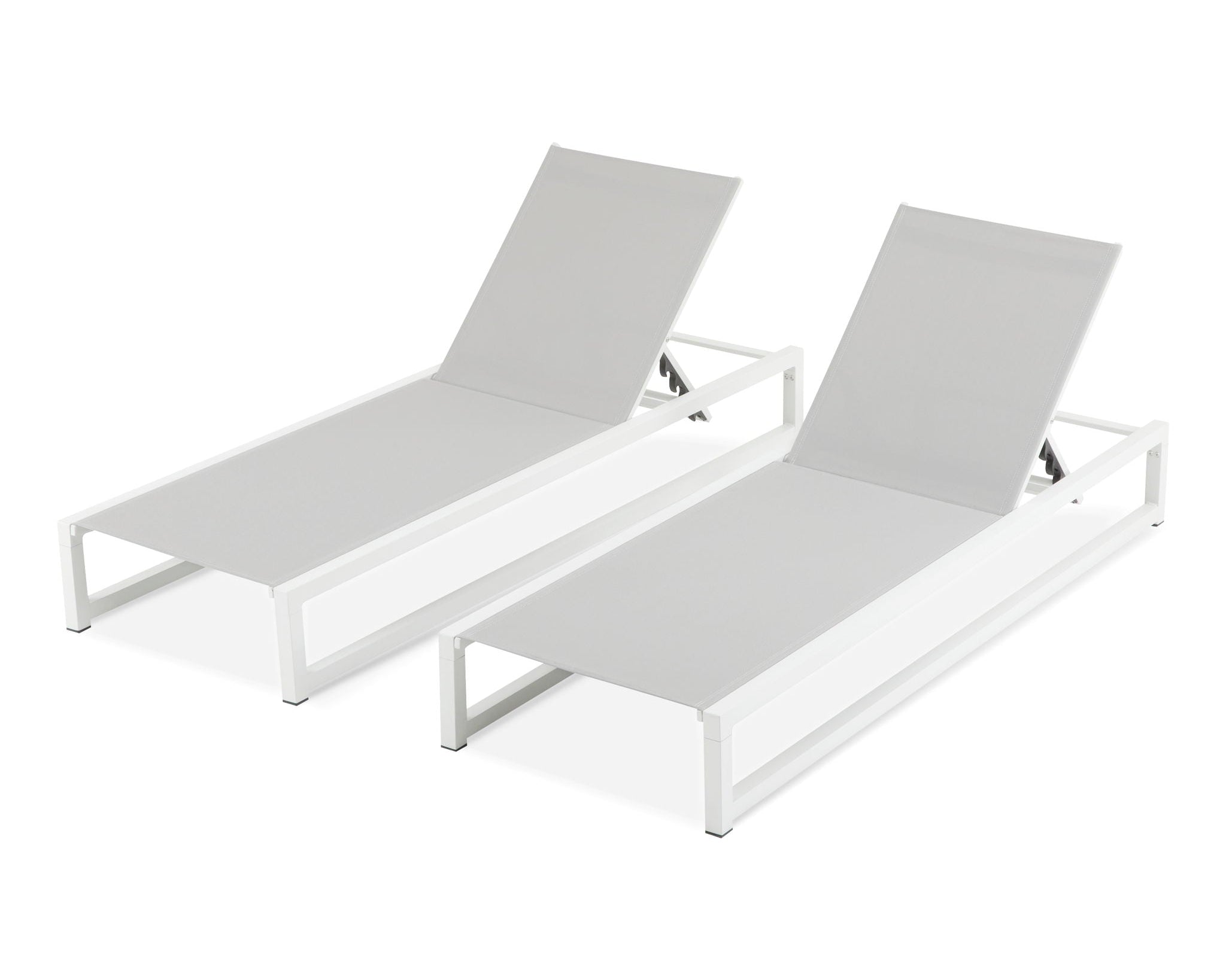 Chaise Lounge With 5 Reclining Positions, Outdoor Patio Lounge Chairs