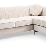Delray - Micro Suede Sofa Chaise