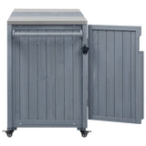K&K 66.5" Outdoor Kitchen Island for Big Green Egg Grills