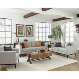 Montauk - Upholstered Sofa With Reversible Cushions - Light Gray