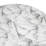 MGO Faux Marble Coffee Table for Indoor and Outdoor Use