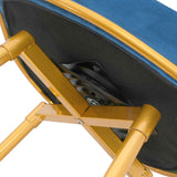 Modern Low Back Upholstered Counter Height Bar Stools (Set of 2)