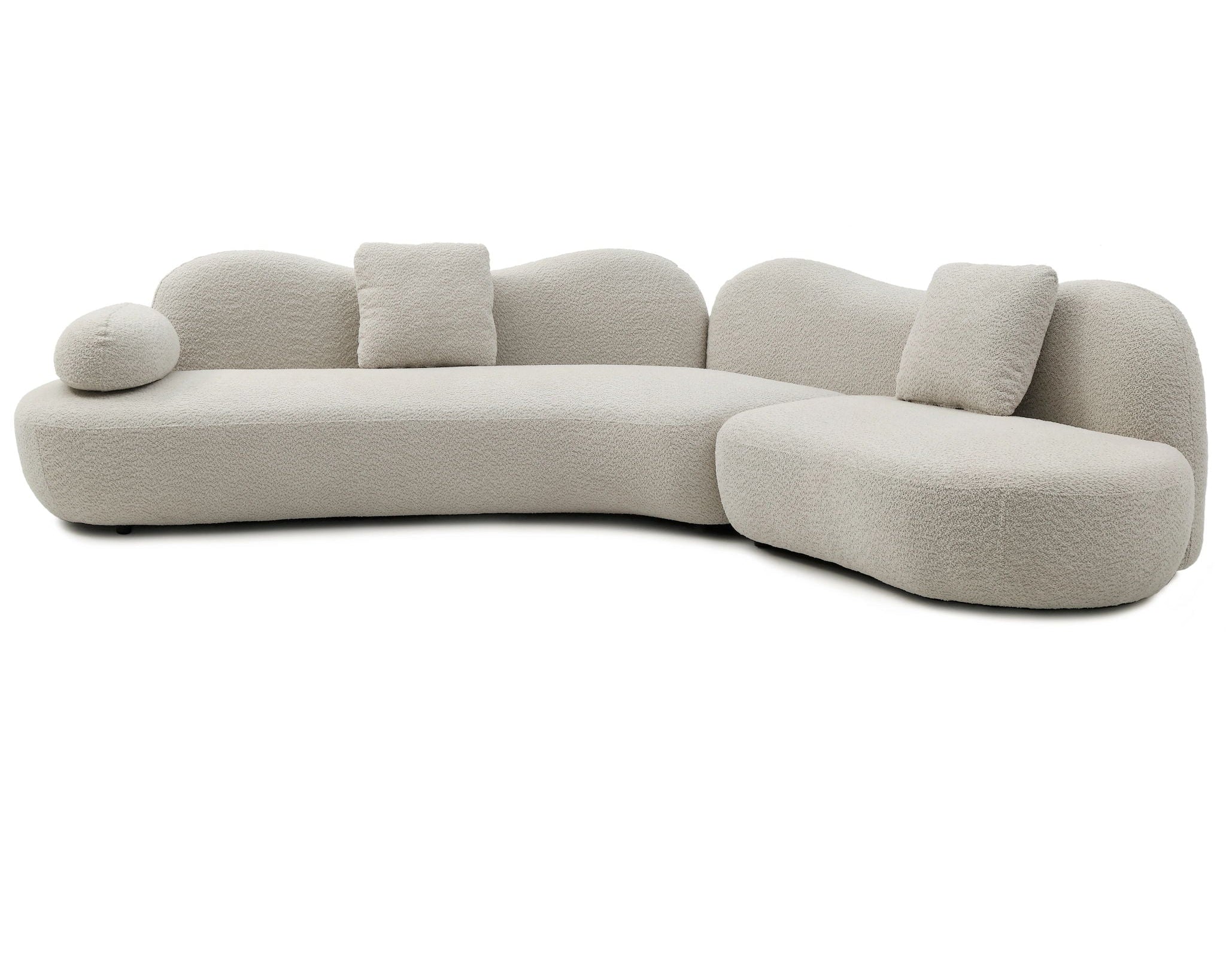 Modern Curved Modular 5 Seater Sofa
