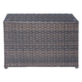 Comfortable Modern Patio Rattan Sectional Set With Cushions