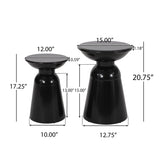 Serenita - Outdoor Side Tables With Flared Design (Set of 2)