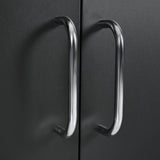 K&K 54.5" Outdoor Kitchen Island with Stainless Steel Tabletop