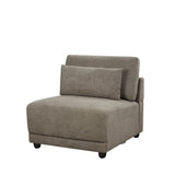 Rylie Modular Sectional Sofa With Toss Pillows