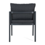 7 Piece Outdoor Dining Set With Table And 6 Chairs - Black / Gray / Teak