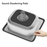 K&K 55.5" Outdoor Kitchen Island with Sink