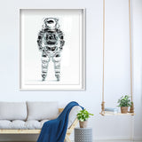 Astroman II - Displayed in a shadowbox