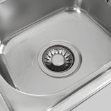 K&K 55.5" Outdoor Kitchen Island with Sink