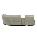 Jayke - Power Motion Sectional Sofa - Light Gray