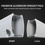 Round Cantilever Umbrella with Center Pole, Lake