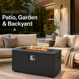 42-Inch Outdoor Fire Pit Table