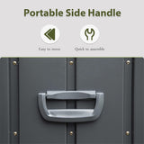 120 Gallon Outdoor Storage Deck Box Waterproof