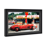 Legs Up 70s - Displayed in a shadowbox