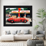 Legs Up 70s - Displayed in a shadowbox