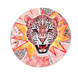 Pink Jaguar Jam Round - Acrylic panel