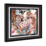 Parma Tigers - Displayed in a shadowbox