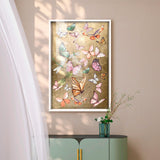 Flying Over Gold - With Hand-Applied Gold Leaf