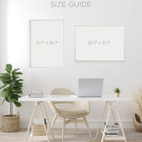 Tucan White Floral Mirror