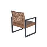 4 Piece Patio Furniture Set With Acacia Wood Table Top