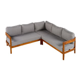 U_Style Acacia Solid Wood Patio Furniture Set