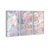 But I Never Quit TRIPTYCH - With hand-applied Heavy Gel Top Coat