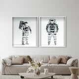 ASTROMAN SET - Displayed in a shadowbox