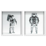 ASTROMAN SET - Displayed in a shadowbox