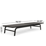 Finn Contemporary Chaise Lounge for Outdoor Relaxation