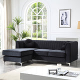 Delray - Micro Suede Sofa Chaise
