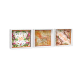 Cubed World Set of 3 - Displayed in a Shadowbox