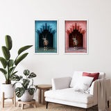 Whatsup Entrance Set of 2 - Displayed in a Shadowbox