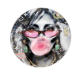 Always such a good girl - Round Acrylic Art