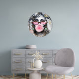 Always such a good girl - Round Acrylic Art