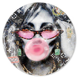 Always such a good girl - Round Acrylic Art