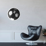 Fashion Soccer Ball - Round Acrylic Art