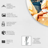 Ladies Brunch in Beverly Hills - Round Acrylic Art