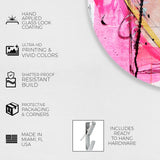 Mademoiselle Remix - Round Acrylic Art