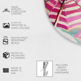 Playa Parasols - Round Acrylic Art