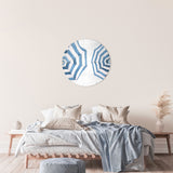 Sun Umbrellas in Harbor Cove - Round Acrylic Art