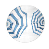 Sun Umbrellas in Harbor Cove - Round Acrylic Art